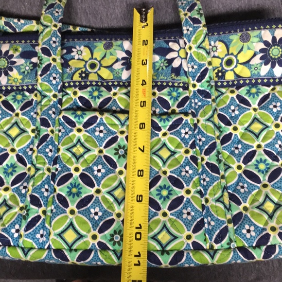 Green and Blue Vera Tote Bag - Picture 5 of 9